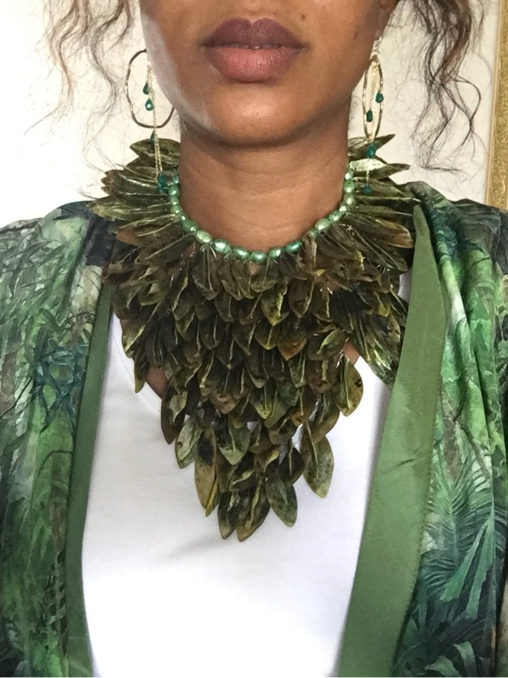 Beautiful One of a Kind Shell and Pearl Necklace